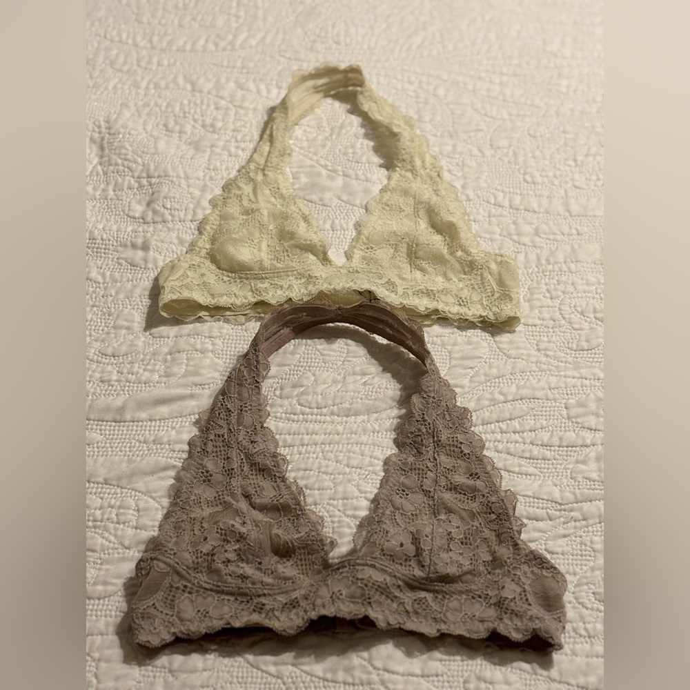 Free people, lace bralette, size, extra small, no rips or stains